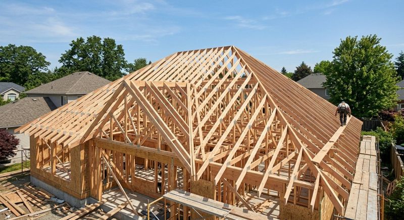 Attic Framing in Conroe, TX