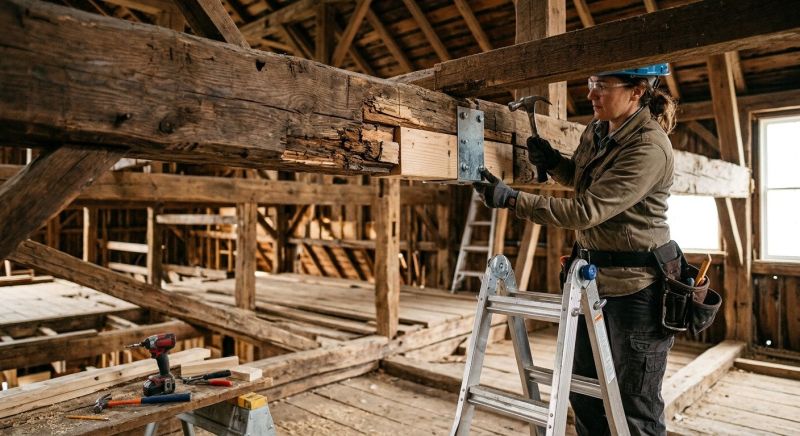 Garage Beam Repair in Kansas City, KS
