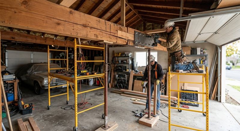 Garage Beam Repair in Wilmington, NC