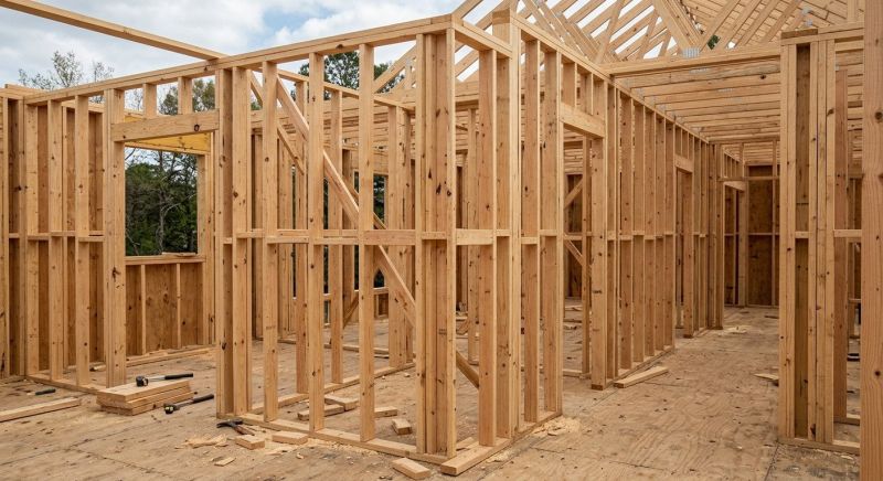 Interior Wall Framing in Kansas City, KS